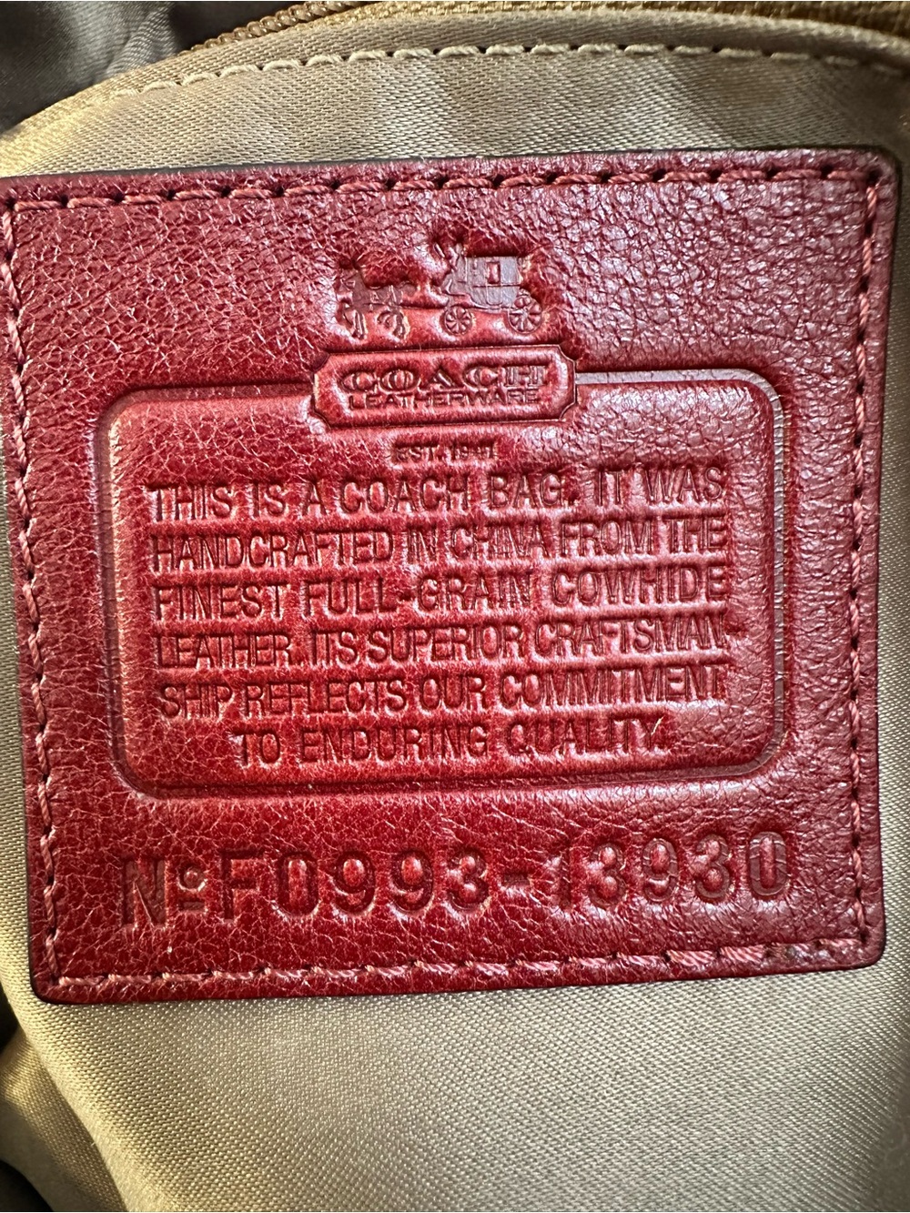 Coach Kira 13930 Red Leather Satchel Shoulder Bag w/ Detachable Braided Strap - Picture 9 of 16